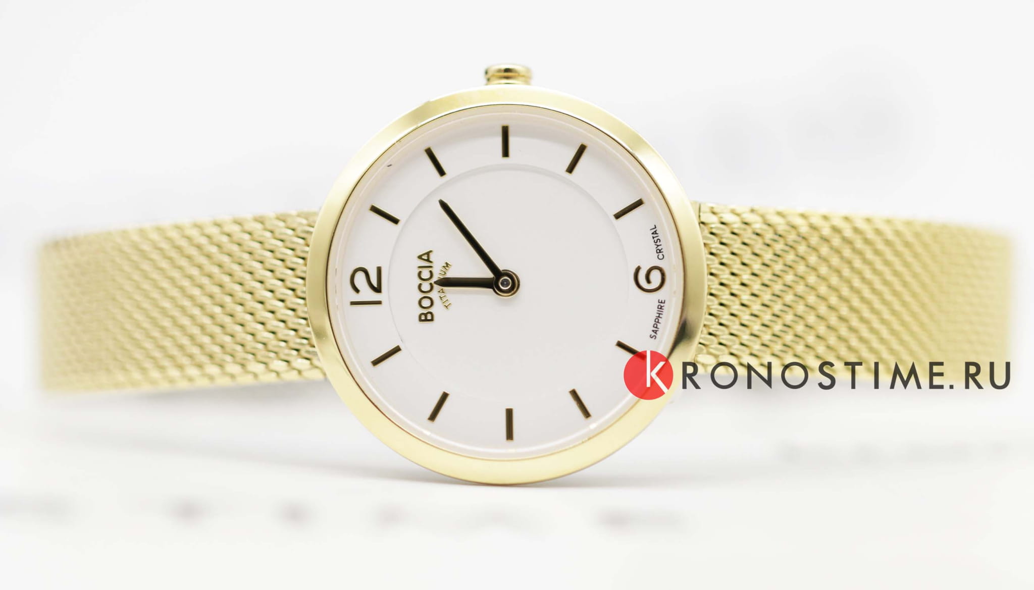 Boccia Titanium Boccia Titanium 3266-08 , наручные женские часы фото под углом